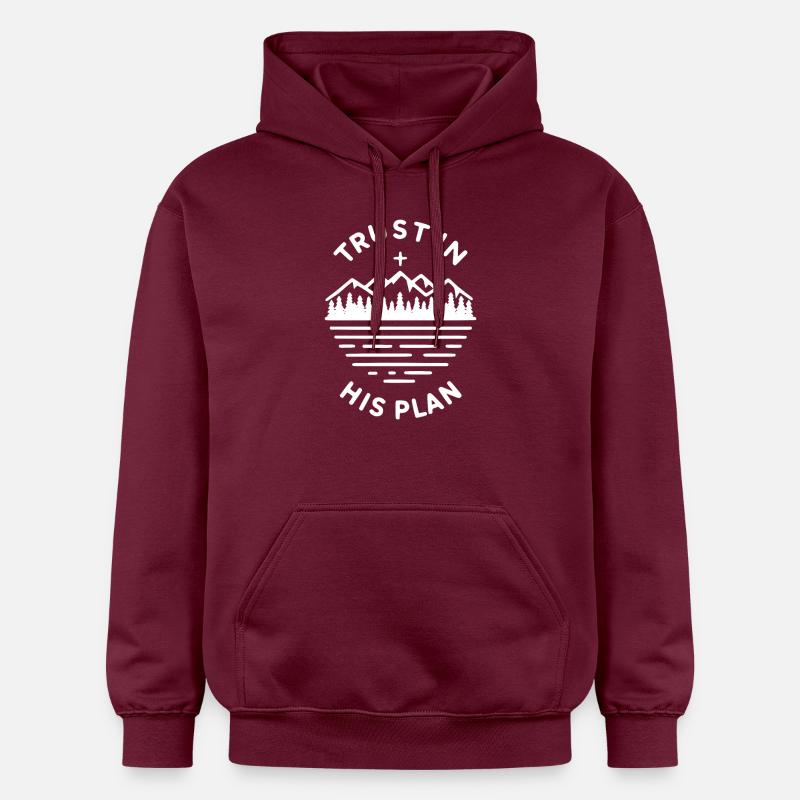 Confiance en son plan - Sweat à capuche Softstyle® Gildan Unisexe - maroon