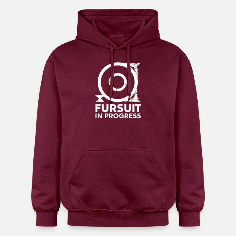 Fursuit en cours – Bientôt terminé ! - Sweat à capuche Softstyle® Gildan Unisexe - maroon