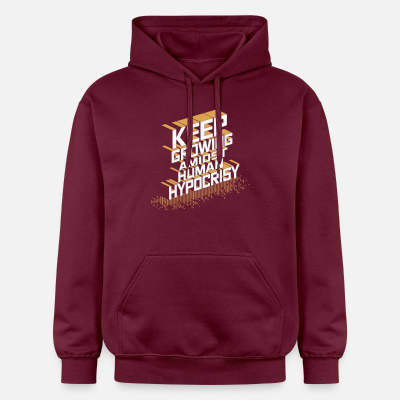 CONTINUEZ À GRANDIR - Sweat à capuche Softstyle® Gildan Unisexe - maroon