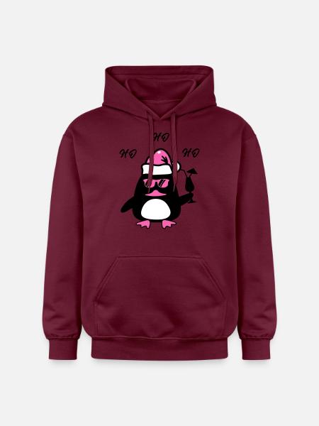 Beach Duck Christmas - Gildan Unisex Softstyle® Midweight Hoodie - maroon