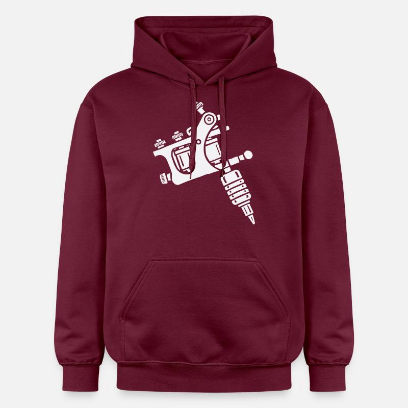 Machine à tatouer - Sweat à capuche Softstyle® Gildan Unisexe - maroon