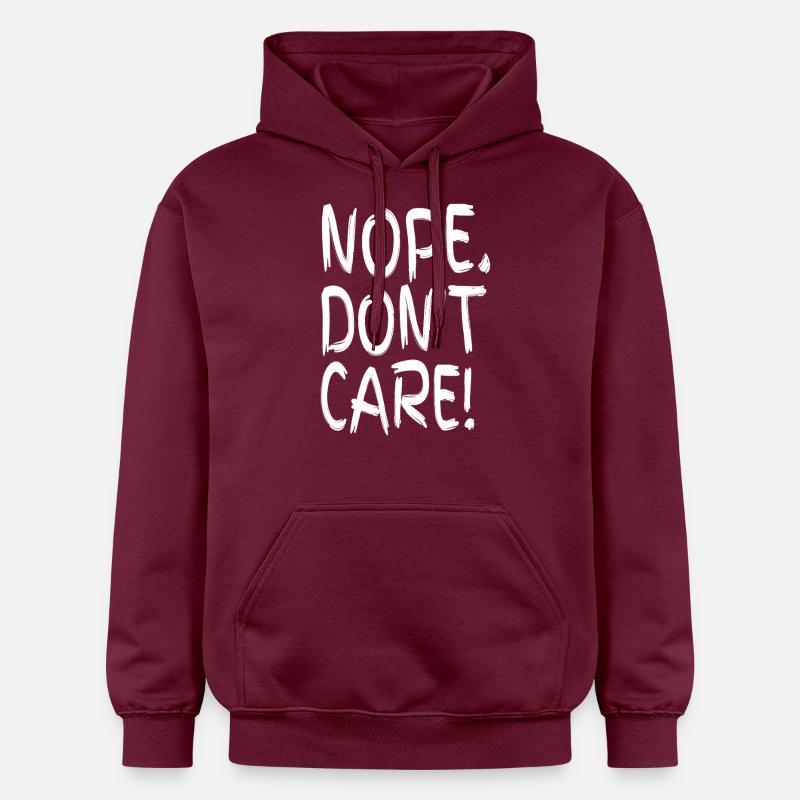 Non, citation, non - Sweat à capuche Softstyle® Gildan Unisexe - maroon
