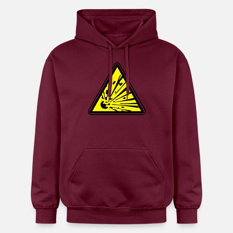 Explosif - Sweat à capuche Softstyle® Gildan Unisexe - maroon