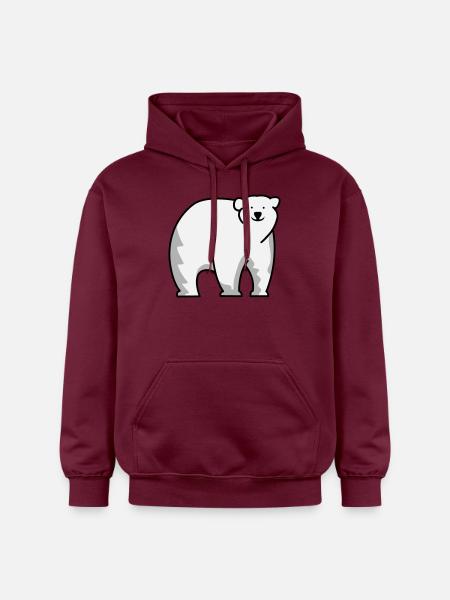 Eisbär - Gildan Unisex Softstyle® Midweight Hoodie - Maroon