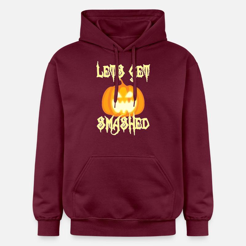 Halloween: Let 's Get Smashed - Sweat à capuche Softstyle® Gildan Unisexe - maroon