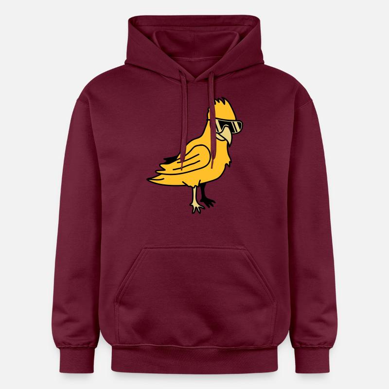 Cool Parrot Bird - Sweat à capuche Softstyle® Gildan Unisexe - maroon