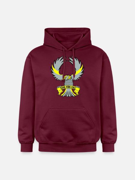 Adler Veni vidi vici - Gildan Unisex Softstyle® Midweight Hoodie - maroon