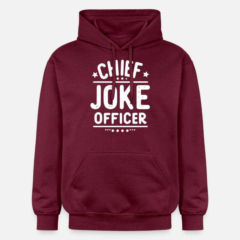 Chef de la blague - Sweat à capuche Softstyle® Gildan Unisexe - maroon
