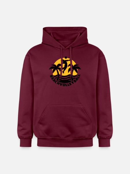 Beachvolleyball - Gildan Unisex Softstyle® Midweight Hoodie - Maroon