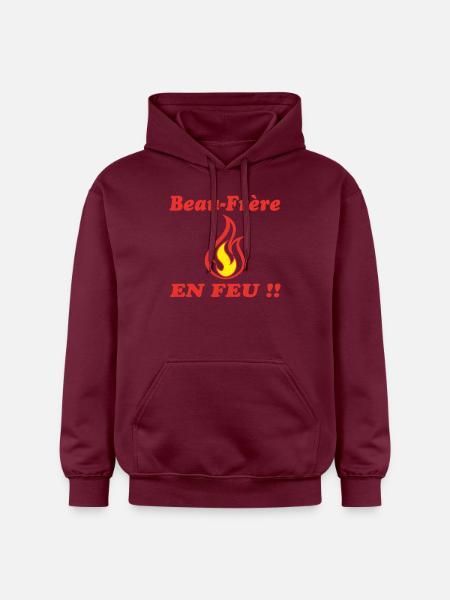 Schwager ON FIRE - Gildan Unisex Softstyle® Midweight Hoodie - Maroon