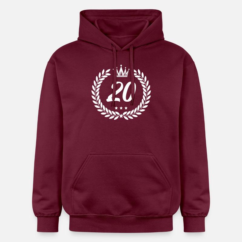 blason 20 - Sweat à capuche Softstyle® Gildan Unisexe - maroon