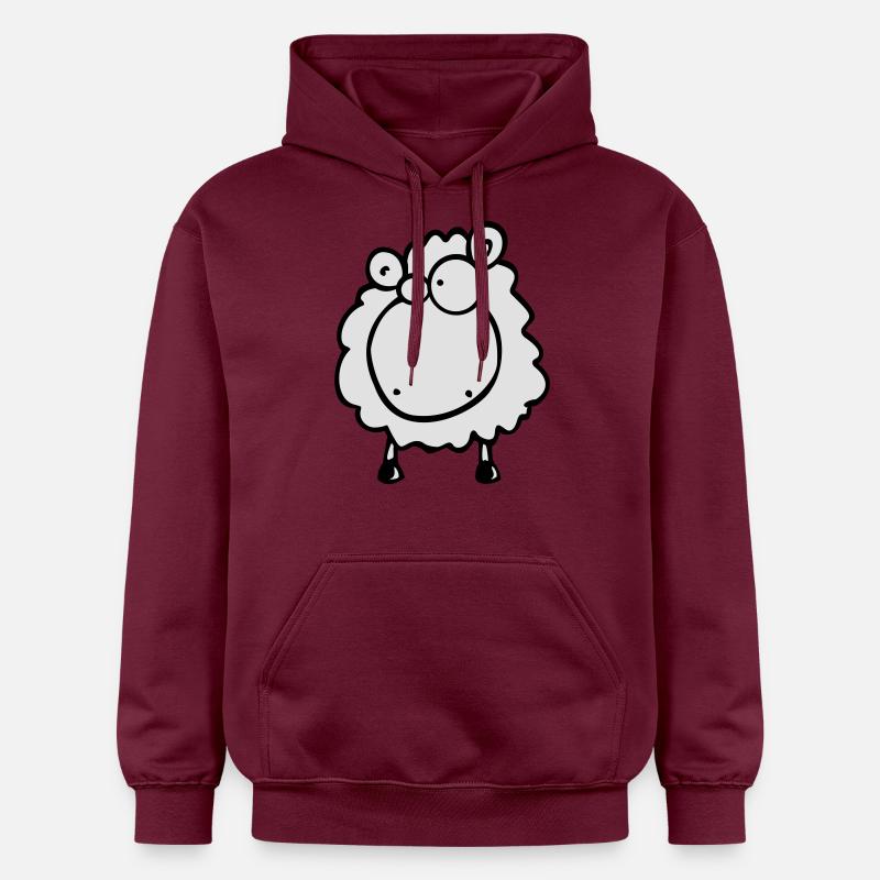Moutons Doofes - Sweat à capuche Softstyle® Gildan Unisexe - maroon
