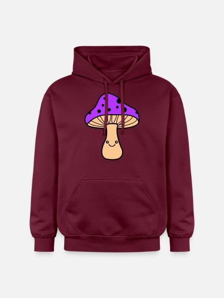 Mushroom Comic - Gildan Unisex Softstyle® Midweight Hoodie - maroon