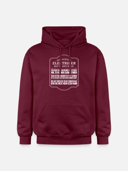 ELEKTRIKER - Gildan Unisex Softstyle® Midweight Hoodie - Maroon