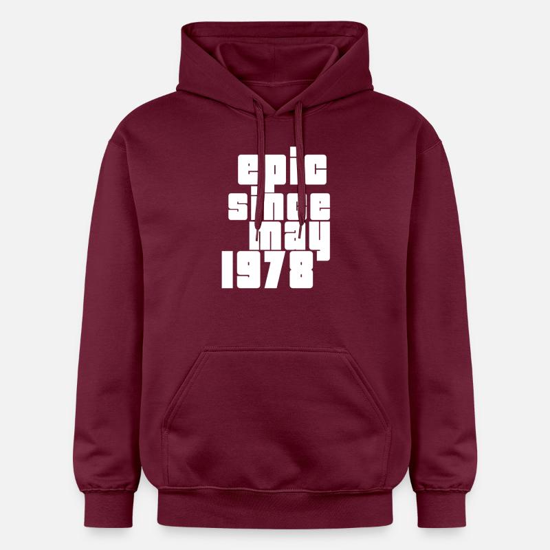 epic since may 1978 - Sweat à capuche Softstyle® Gildan Unisexe - maroon
