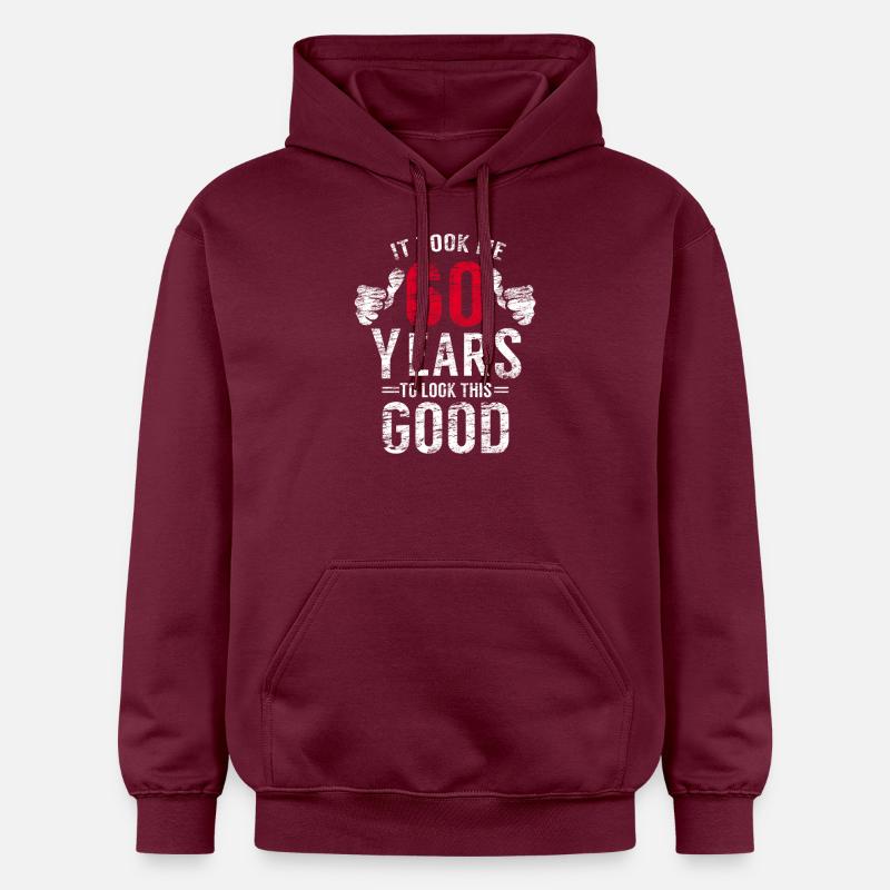 60 ans 60e anniversaire - Sweat à capuche Softstyle® Gildan Unisexe - maroon