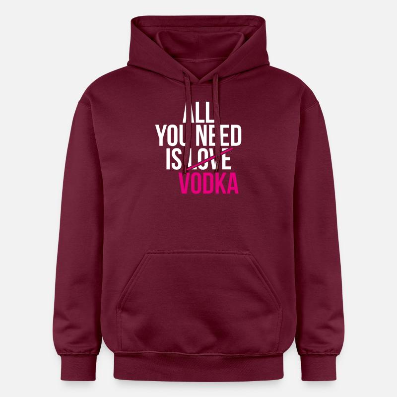 Vodka, vodka, - Sweat à capuche Softstyle® Gildan Unisexe - maroon