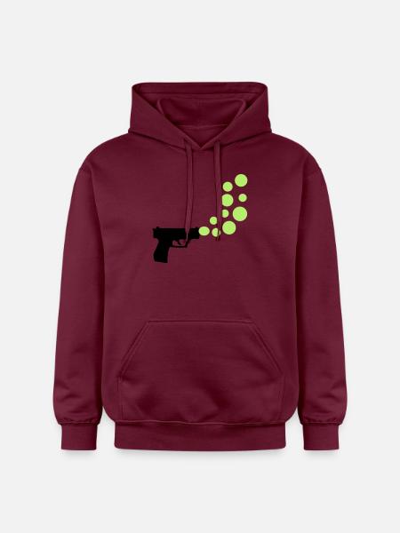 bubble gun - Sweat à capuche Softstyle® Gildan Unisexe - maroon