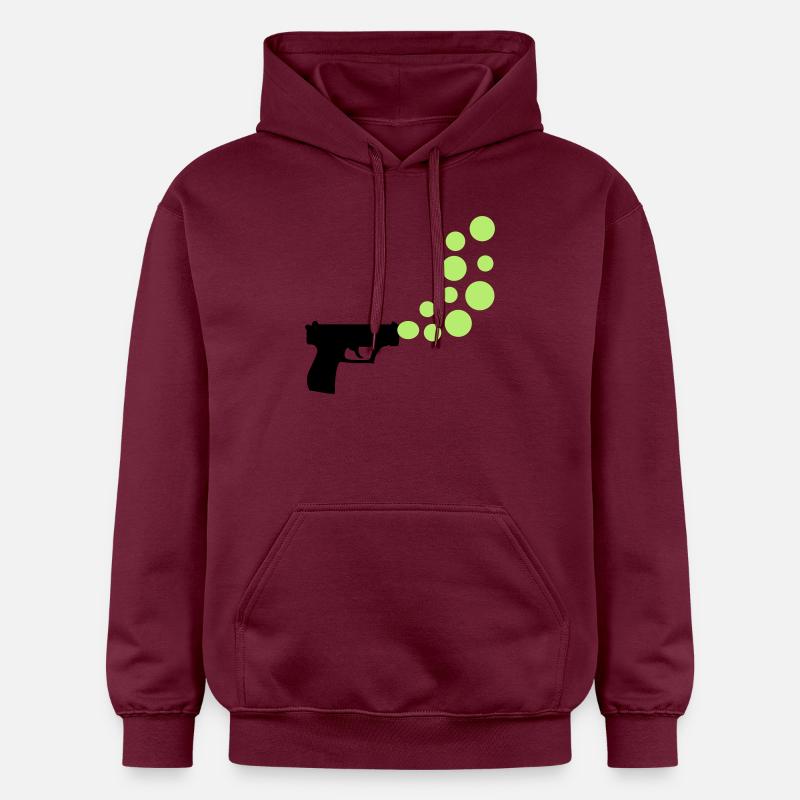 bubble gun - Sweat à capuche Softstyle® Gildan Unisexe - maroon