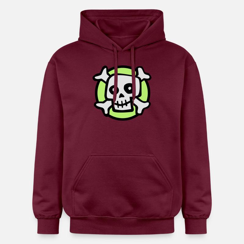 comic_skull_072011_c_3c - Sweat à capuche Softstyle® Gildan Unisexe - maroon