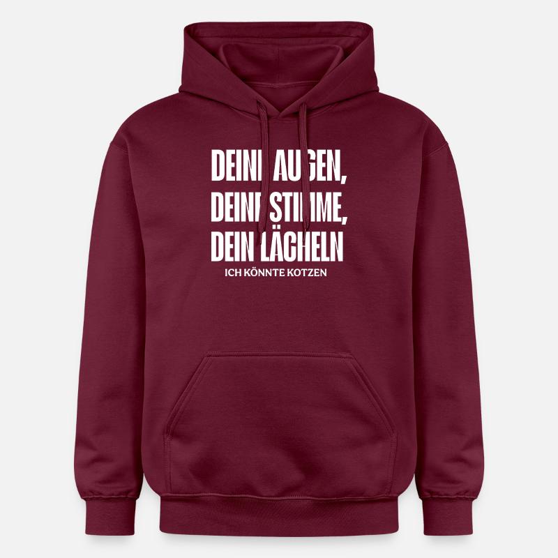 Je pouvais vomir - Sweat à capuche Softstyle® Gildan Unisexe - maroon