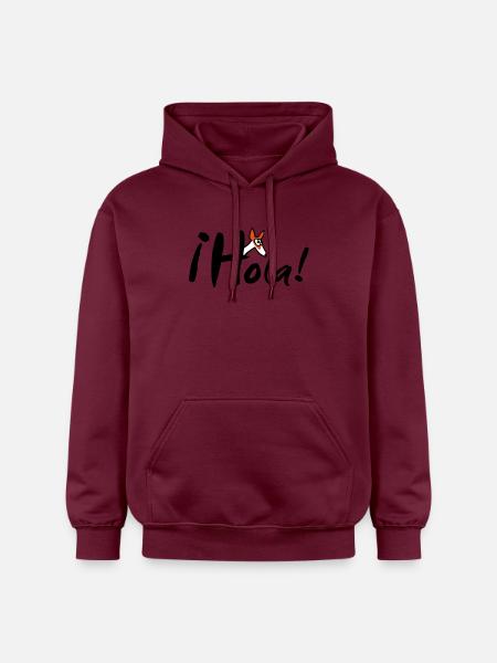 Hola Podenco - Gildan Unisex Softstyle® Midweight Hoodie - Maroon