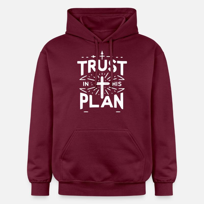 Confiance en son plan - Sweat à capuche Softstyle® Gildan Unisexe - maroon