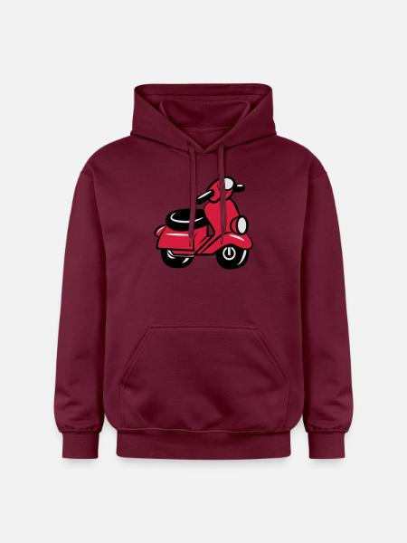 motorroller suess - Gildan Unisex Softstyle® Midweight Hoodie - Maroon