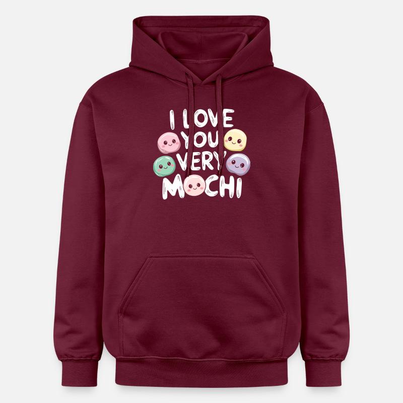 Hommage tendance au mochi - Sweat à capuche Softstyle® Gildan Unisexe - maroon
