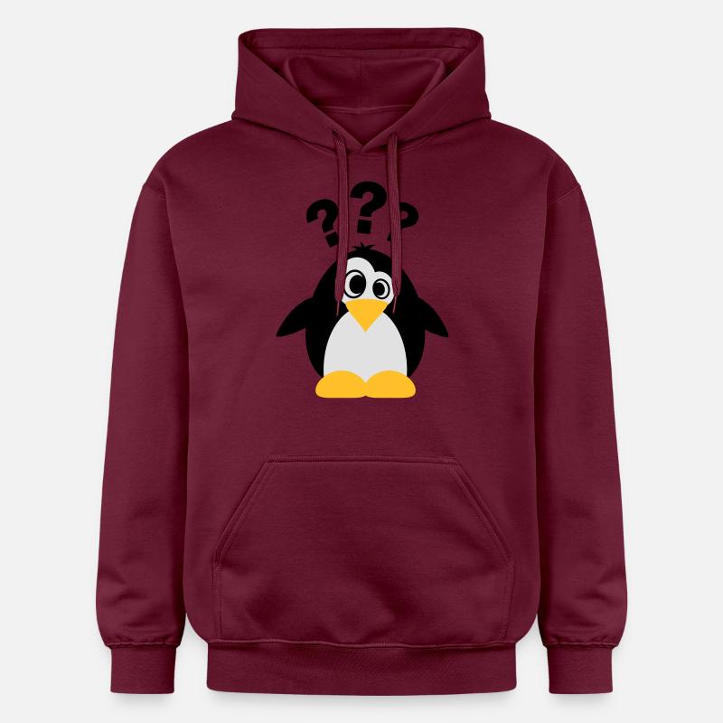 Dummer Pinguin - Gildan Unisex Softstyle® Midweight Hoodie - Maroon
