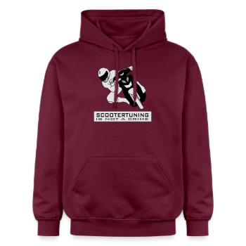Scooter Tuning n'est pas un état-major de la - Sweat à capuche Softstyle® Gildan Unisexe - maroon - Devant - Liana (172cm) & Jaron (178cm)