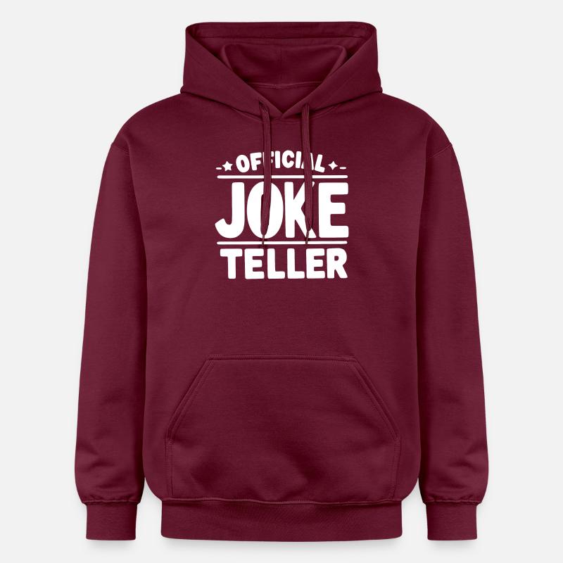 Narration officielle de blagues - Sweat à capuche Softstyle® Gildan Unisexe - maroon