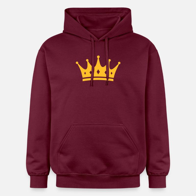 Couronne - Sweat à capuche Softstyle® Gildan Unisexe - maroon
