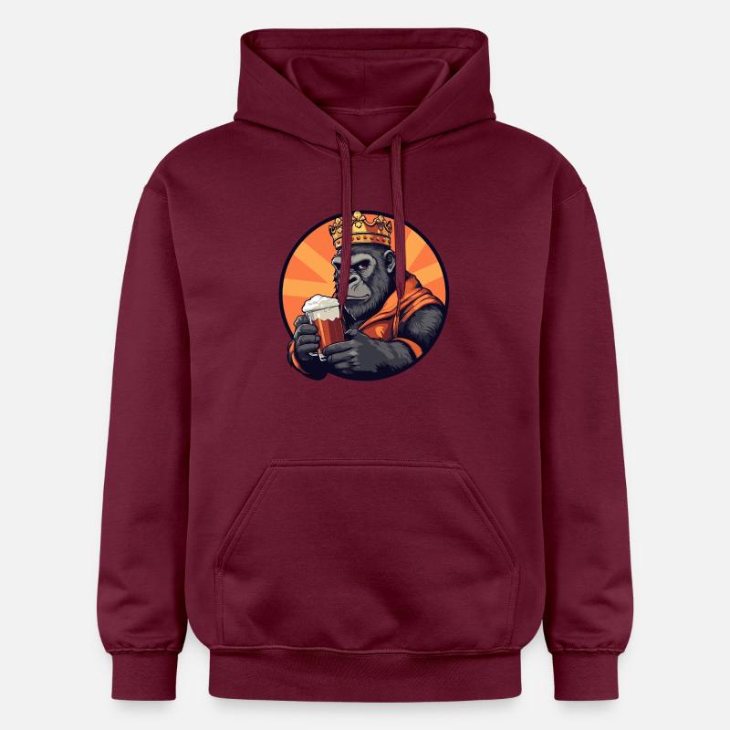 Bière Gorilla - Sweat à capuche Softstyle® Gildan Unisexe - maroon