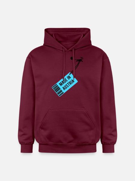 Made in Austria T-Shirt - Gildan Unisex Softstyle® Midweight Hoodie - maroon