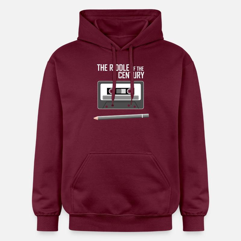 Cassette - L'énigme du siècle - Sweat à capuche Softstyle® Gildan Unisexe - maroon