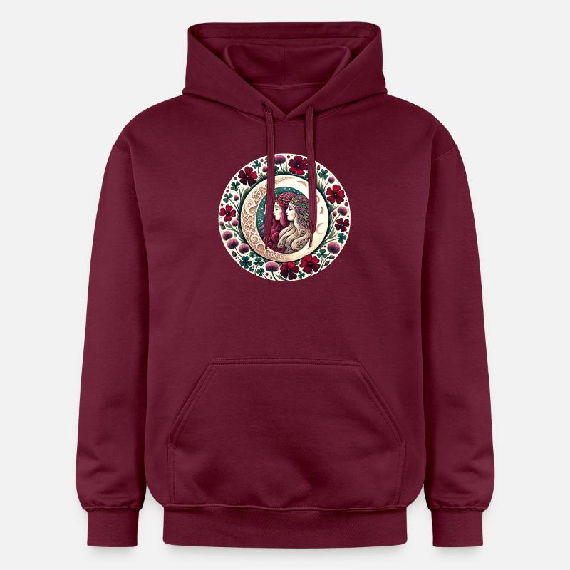 Triple Déesse - Sweat à capuche Softstyle® Gildan Unisexe - maroon