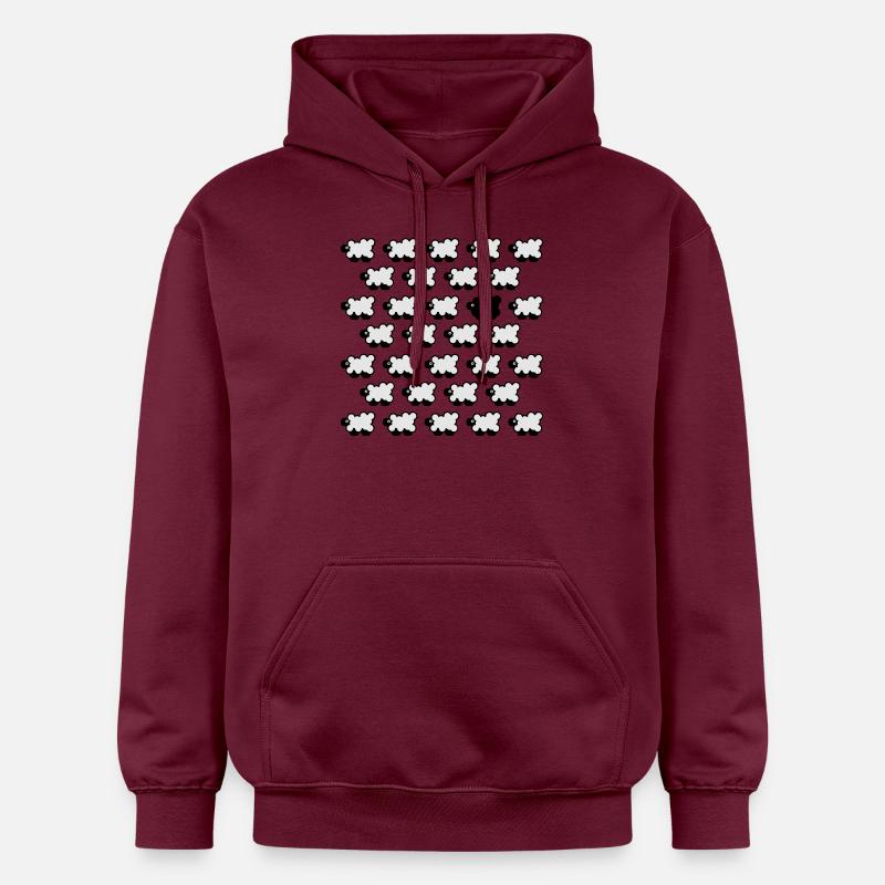 Black Sheep 2C - Sweat à capuche Softstyle® Gildan Unisexe - maroon