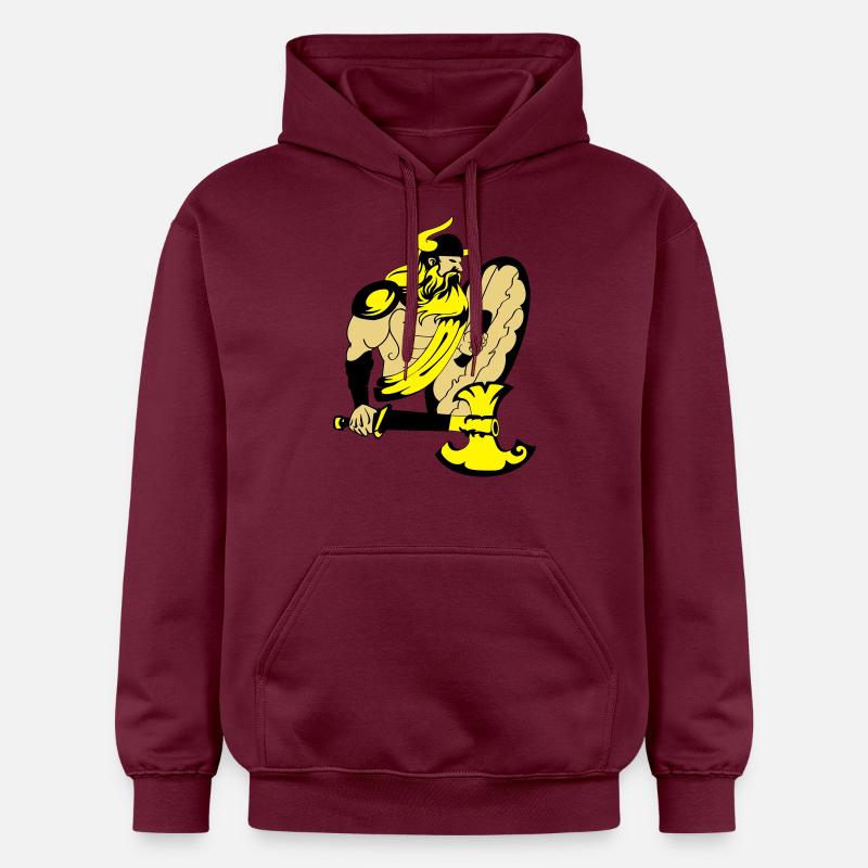 wikinger - Sweat à capuche Softstyle® Gildan Unisexe - maroon