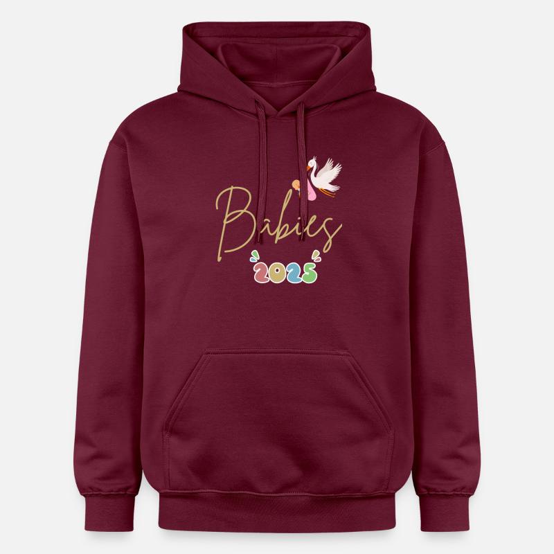 Babies - Sweat à capuche Softstyle® Gildan Unisexe - maroon