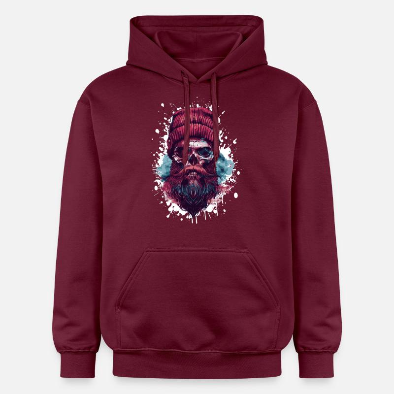 Bûcheron Crâne Bûcheron - Sweat à capuche Softstyle® Gildan Unisexe - maroon