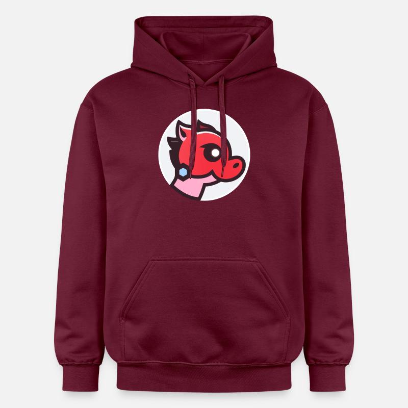 Chiffre Dragon Rouge - Sweat à capuche Softstyle® Gildan Unisexe - maroon