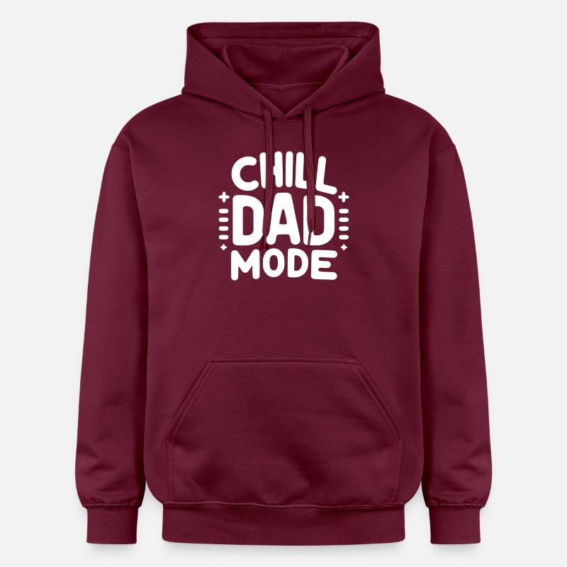 Chill-Dad-Modus - Gildan Unisex Softstyle® Midweight Hoodie - Maroon