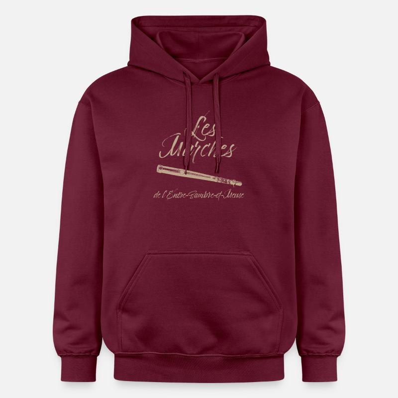 Les Marches de l'Entre-Sambre-et-Meuse - Sweat à capuche Softstyle® Gildan Unisexe - maroon