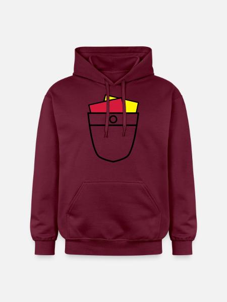 Fussball Schiedsrichter - Gildan Unisex Softstyle® Midweight Hoodie - Maroon