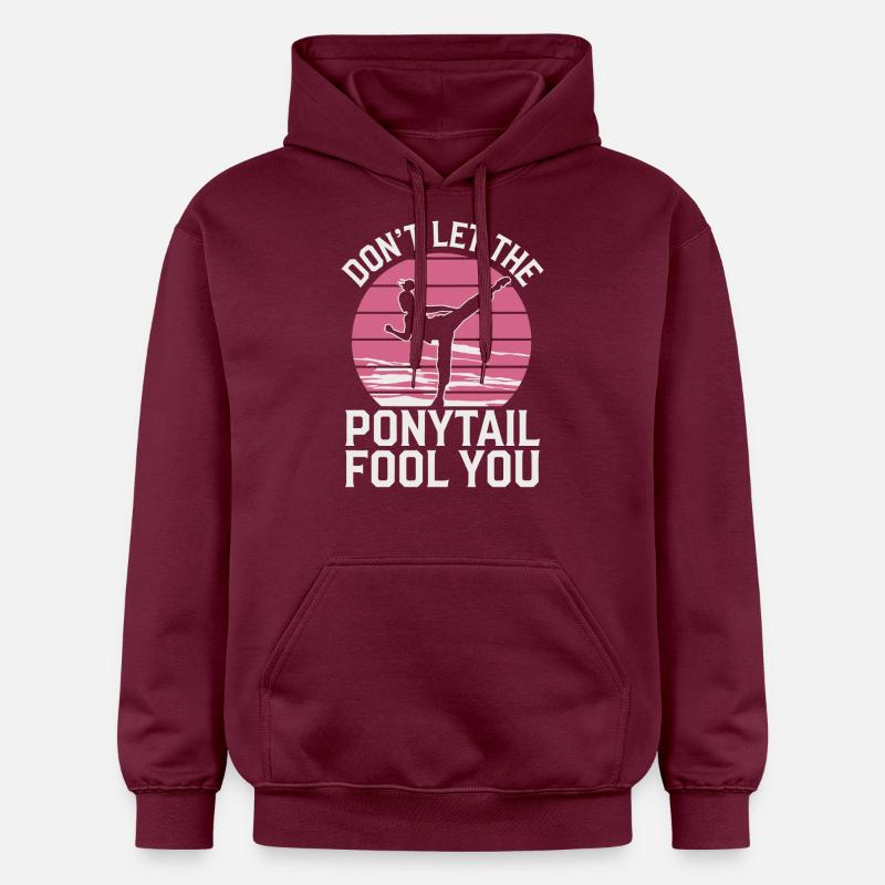La combativité avec style - Sweat à capuche Softstyle® Gildan Unisexe - maroon