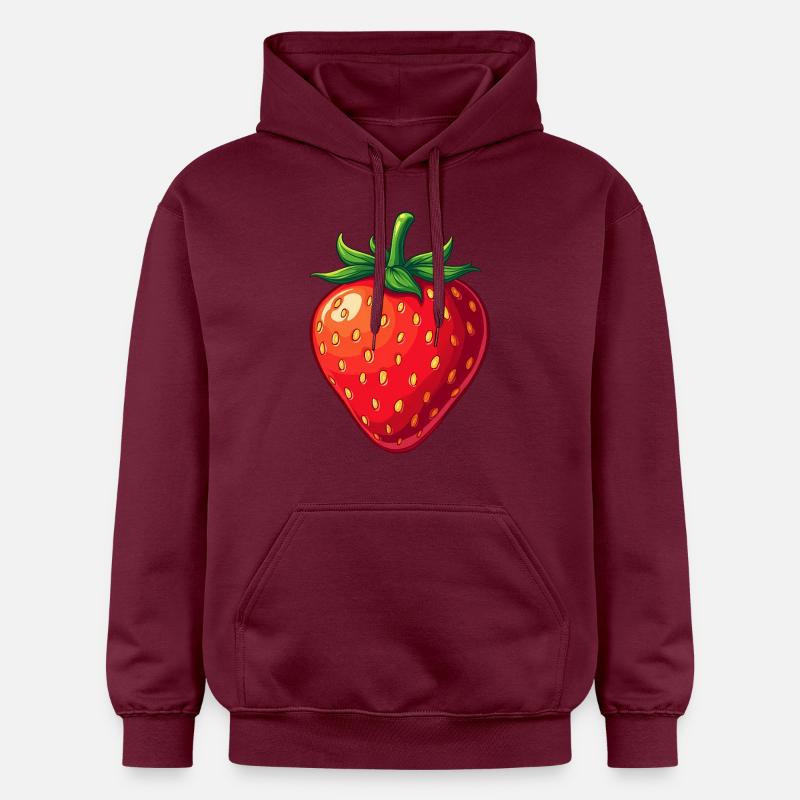 Fraise - Costume de carnaval - Sweat à capuche Softstyle® Gildan Unisexe - maroon