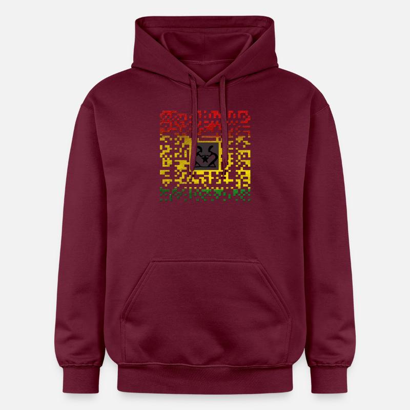 Reggae Code - Sweat à capuche Softstyle® Gildan Unisexe - maroon