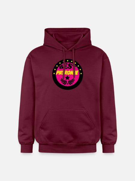 BEST PATRONNE - Sweat à capuche Softstyle® Gildan Unisexe - maroon