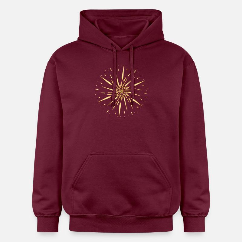 Eclats de soleil - Sweat à capuche Softstyle® Gildan Unisexe - maroon